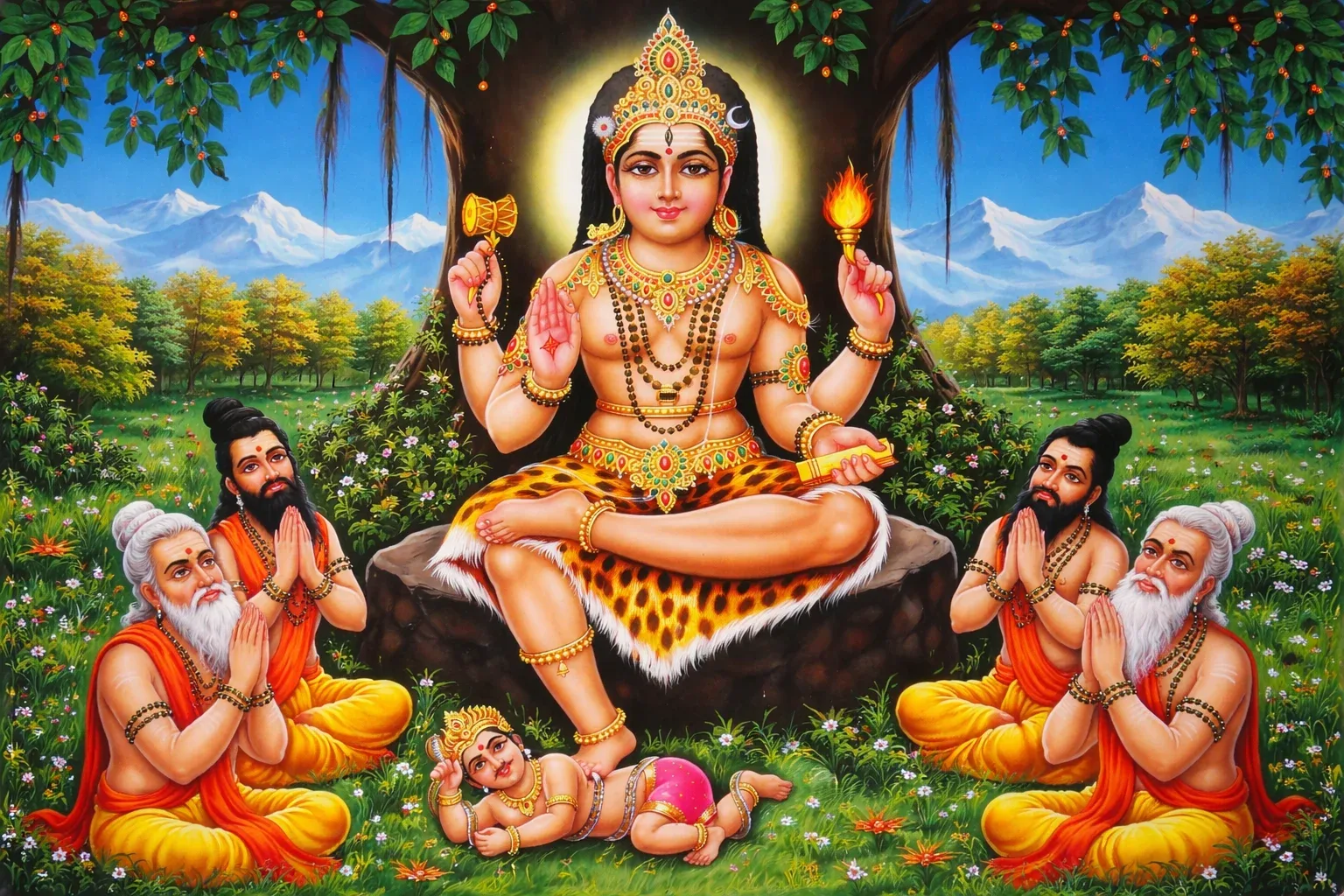 Paroksha Seva — Guru Dakshinamurthy Abhishekam | Sri Kalahastheeswara Temple