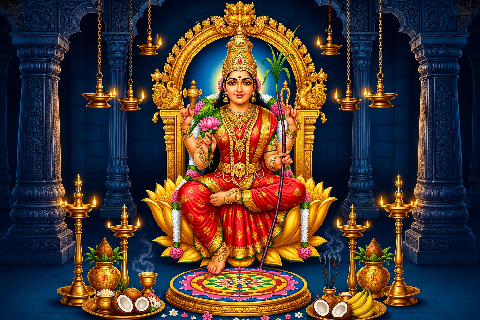 Kamakshi Amma Abhishekam